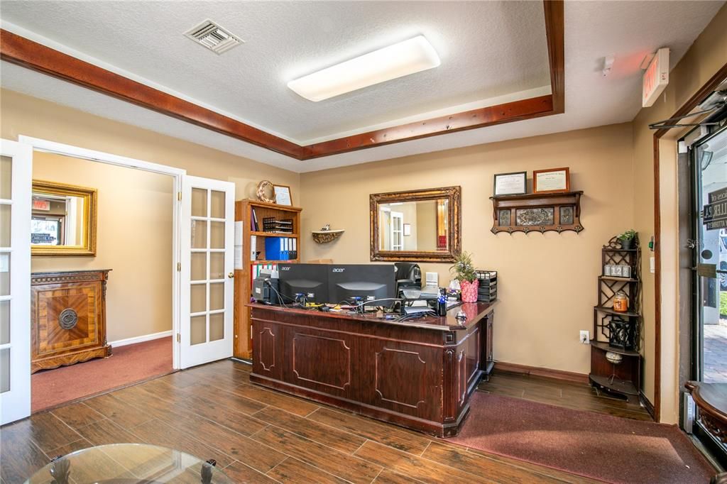 Home Office, Interior, Wood Texture Flooring