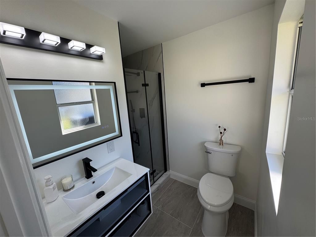 Bathroom, Glass Shower, Interior