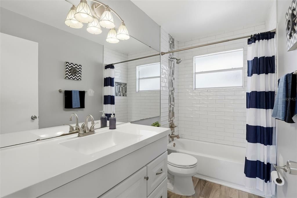 Bathroom, Interior, Wood Texture Flooring