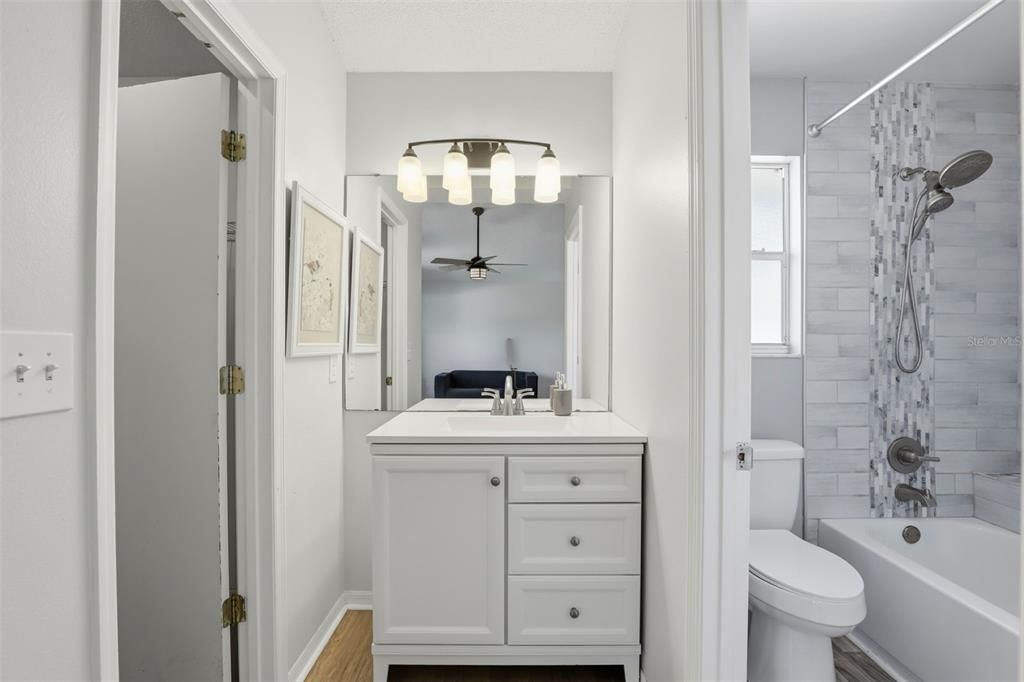 Bathroom, Interior, Wood Texture Flooring