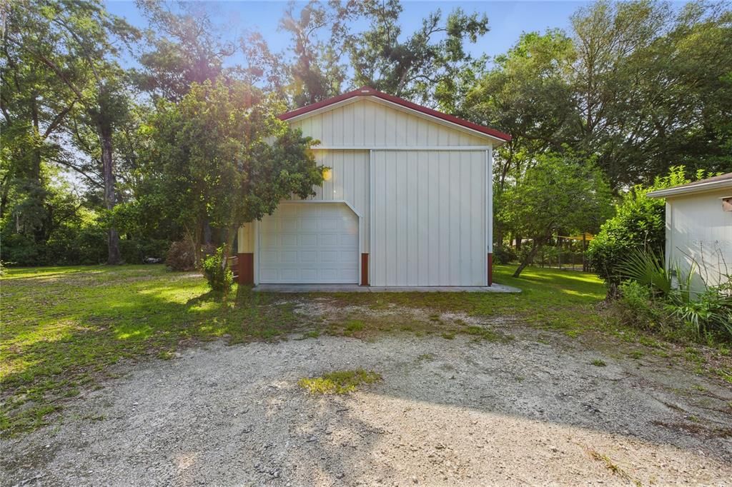 Backyard, Detached Garage, Exterior