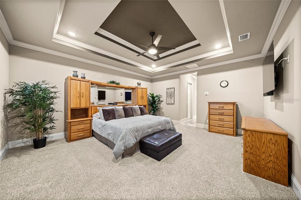 Bedroom, Interior, Recessed Lighting
