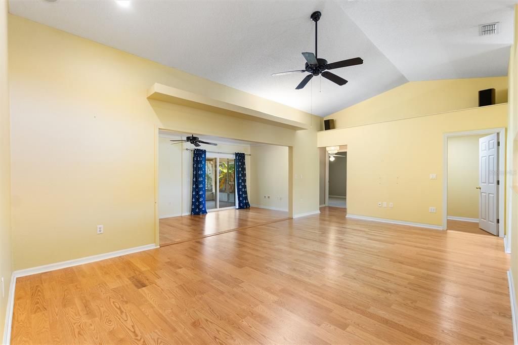 Empty room, Interior, Wood Texture Flooring