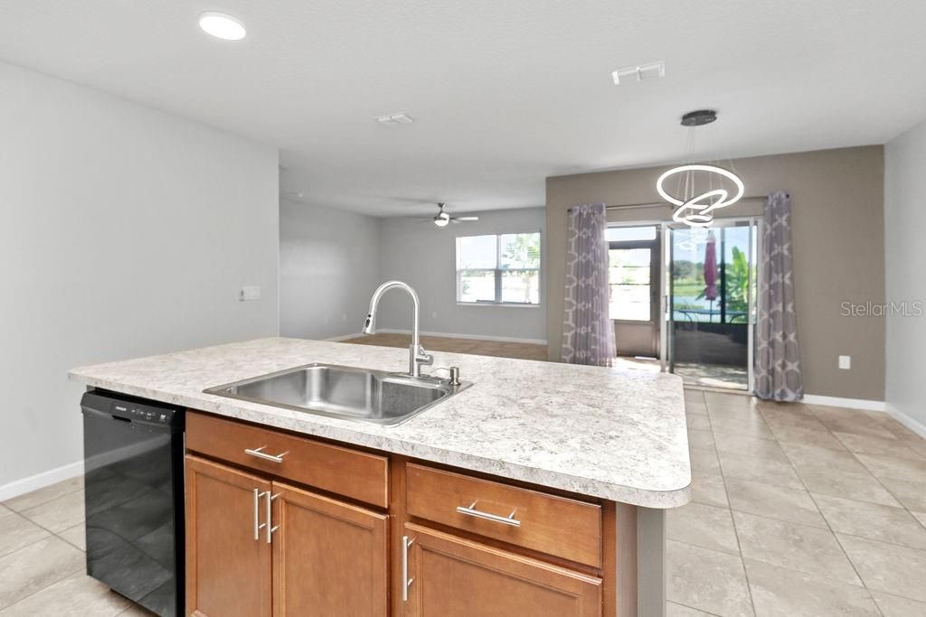 Interior, Kitchen, Pendant Lights, Recessed Lighting