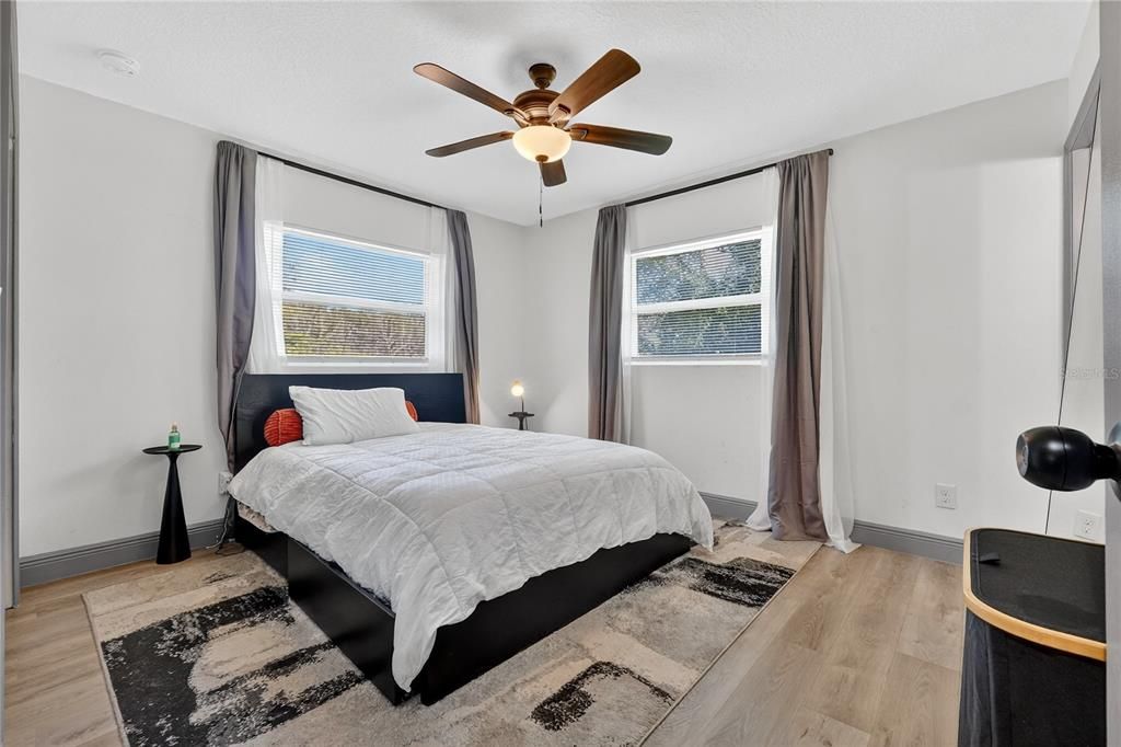 Bedroom, Interior, Wood Texture Flooring