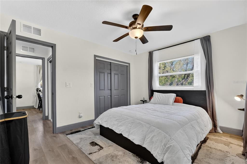 Bedroom, Interior, Wood Texture Flooring