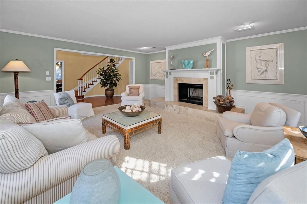 Fireplace, Interior, Living room