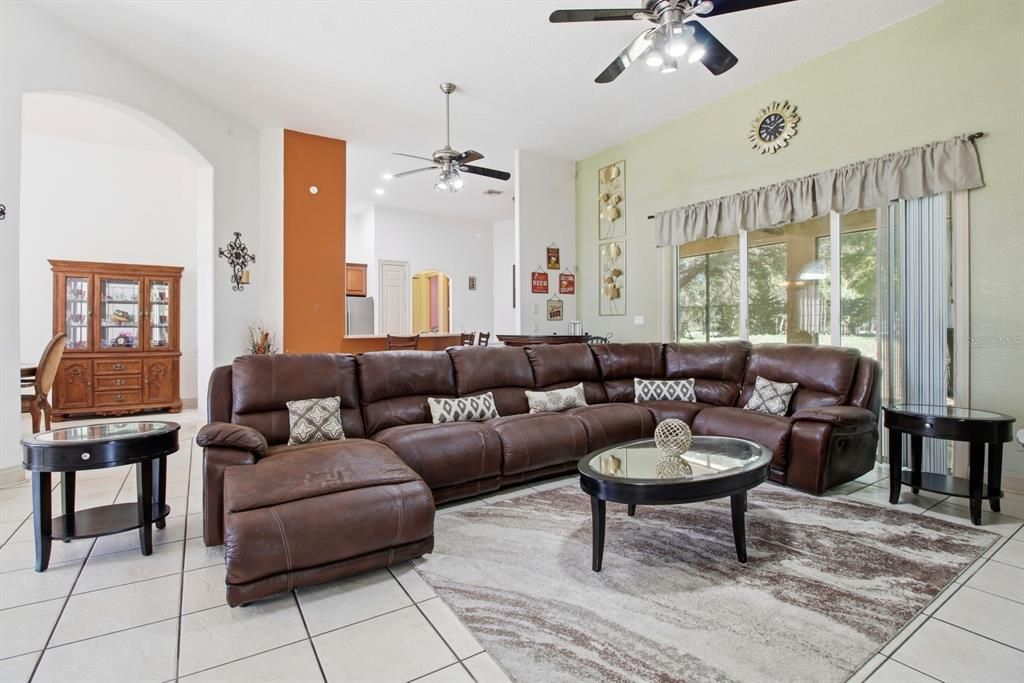 Interior, Living room, Recessed Lighting
