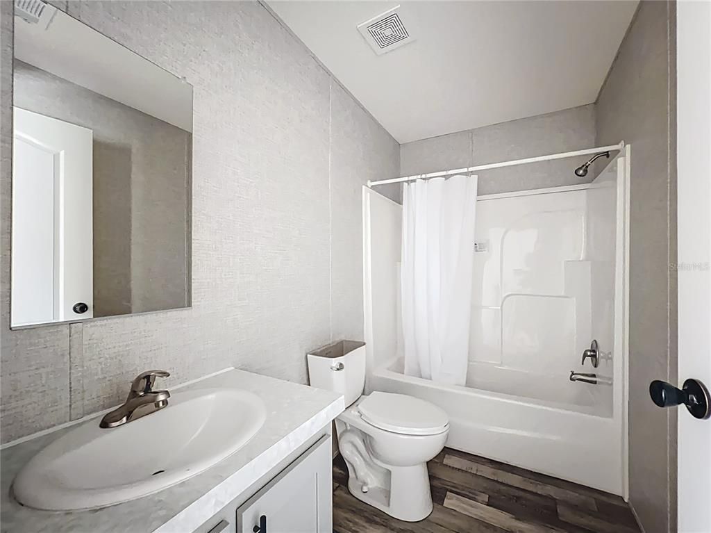 Bathroom, Interior, Wood Texture Flooring