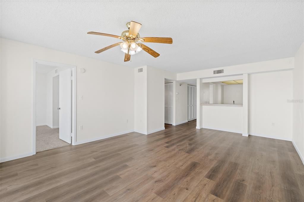 Empty room, Interior, Wood Texture Flooring