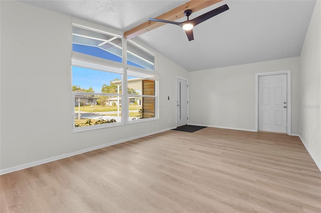 Empty room, Interior, Wood Texture Flooring