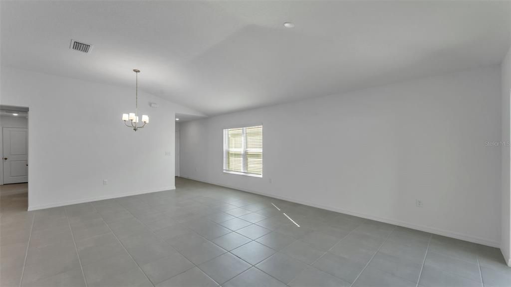 Chandelier, Empty room, Interior