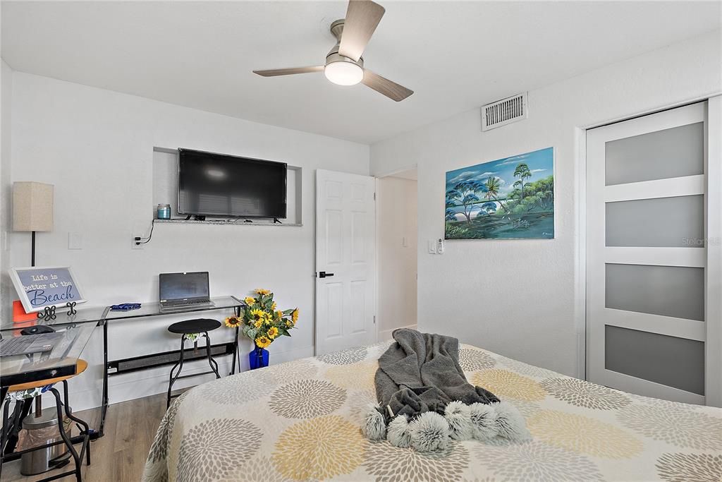 Home Office, Interior, Wood Texture Flooring