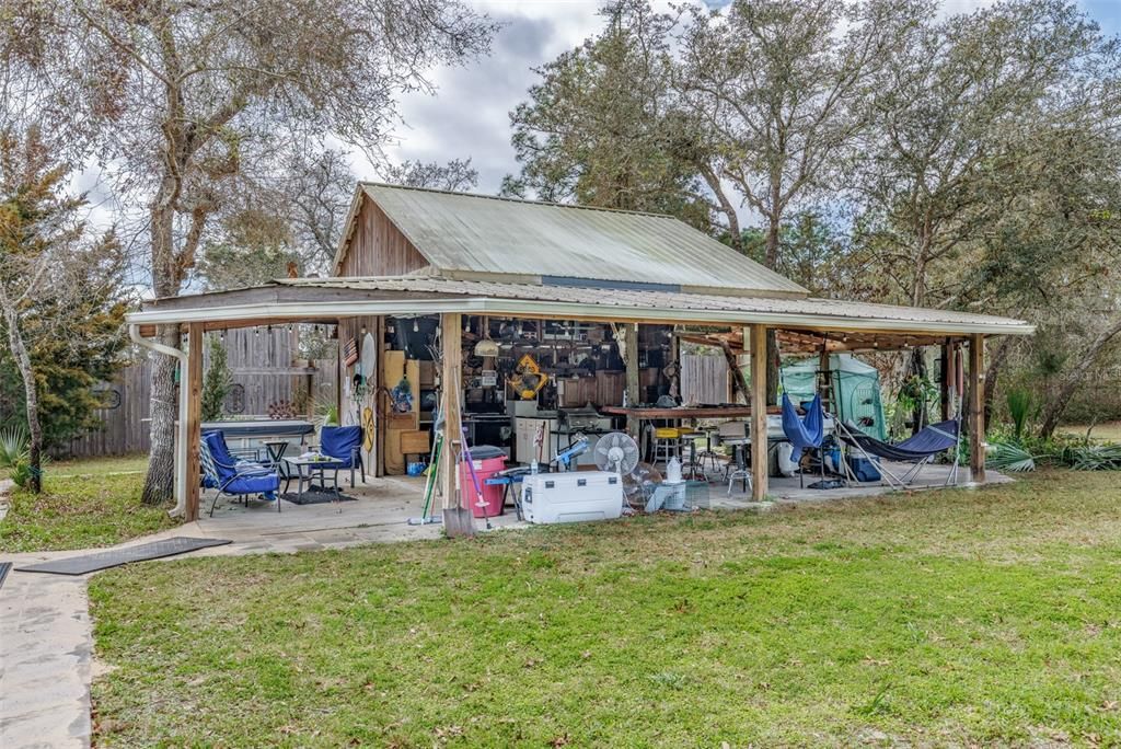 Backyard, Exterior, Hot Tub
