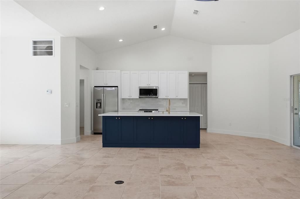 Interior, Kitchen, Recessed Lighting, Stainless Steel Appliances