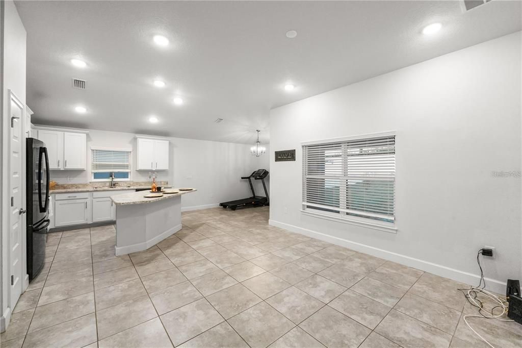 Chandelier, Interior, Kitchen, Recessed Lighting