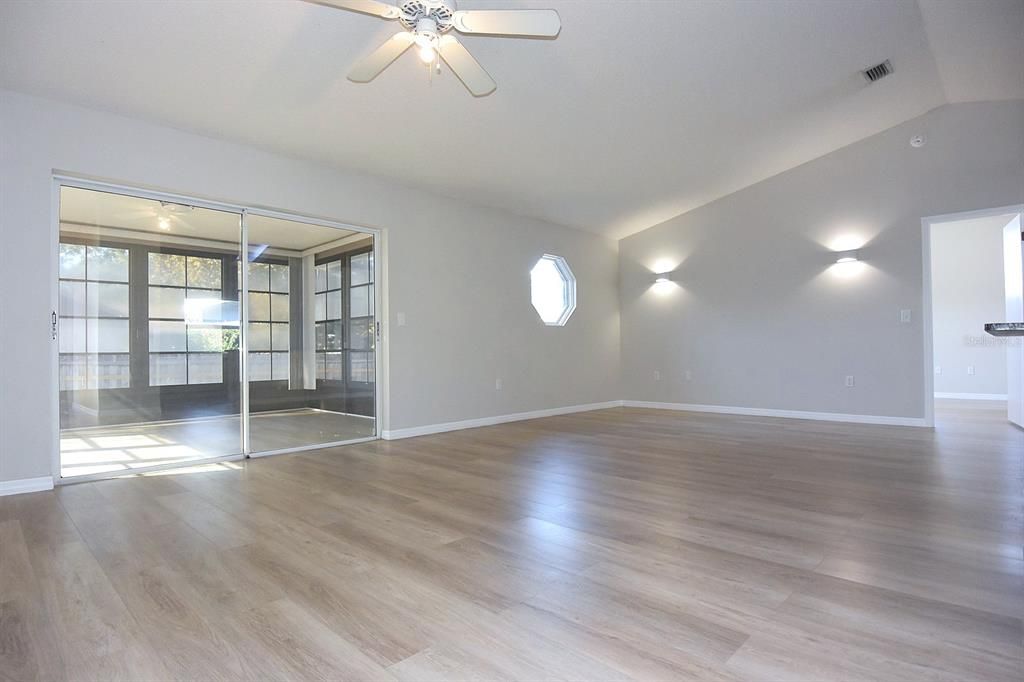 Empty room, Interior, Wood Texture Flooring