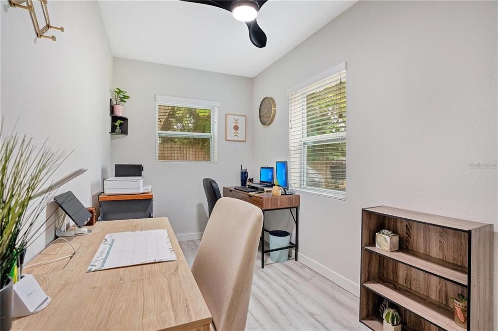 Home Office, Interior, Wood Texture Flooring