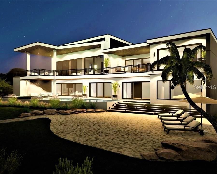 Backyard, Exterior, Facade, Modern