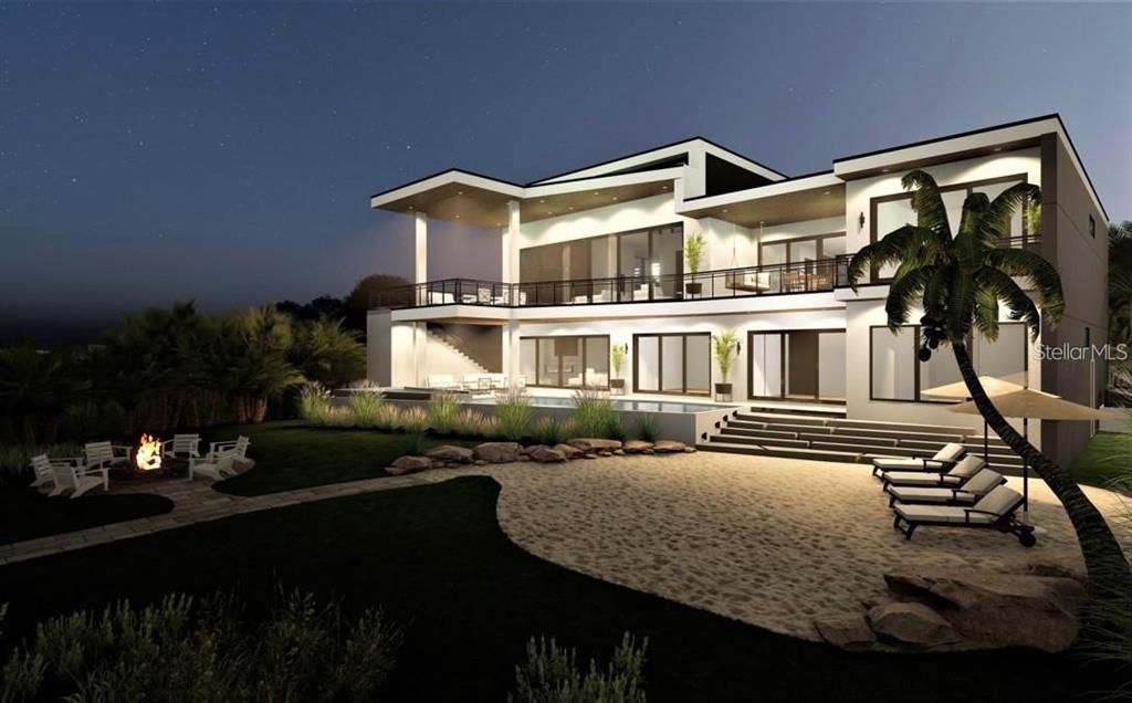 Backyard, Exterior, Facade, Modern