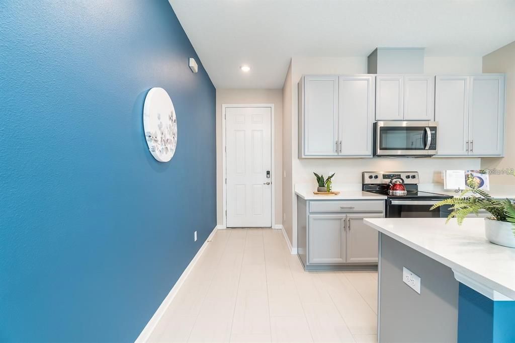 Interior, Kitchen, Recessed Lighting, Stainless Steel Appliances