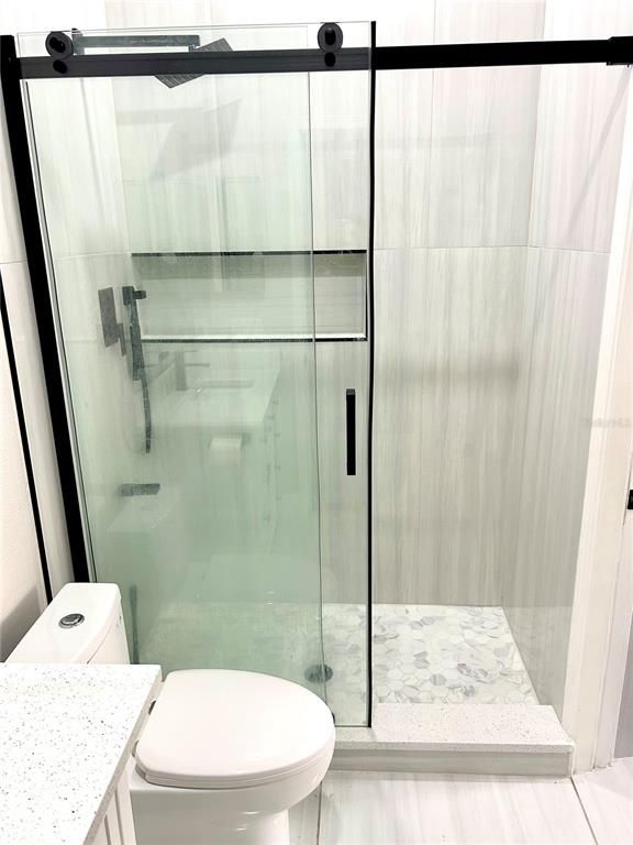 Bathroom, Glass Shower, Interior