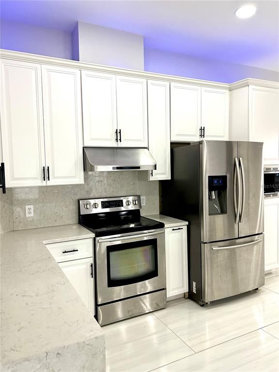 Interior, Kitchen, Recessed Lighting, Stainless Steel Appliances