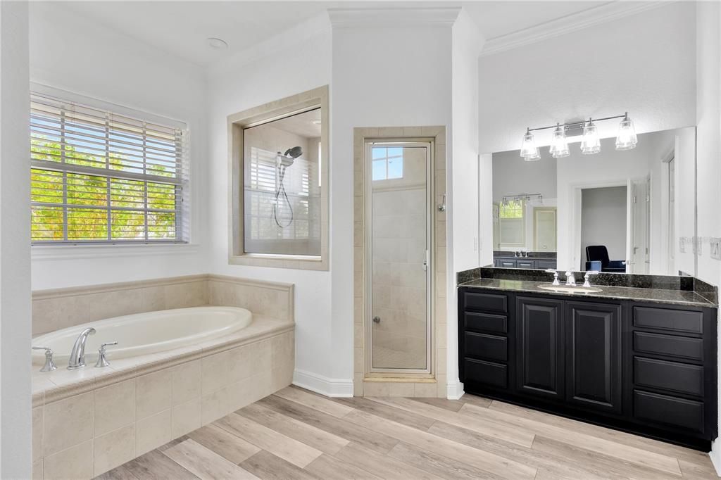 Bathroom, Interior, Wood Texture Flooring