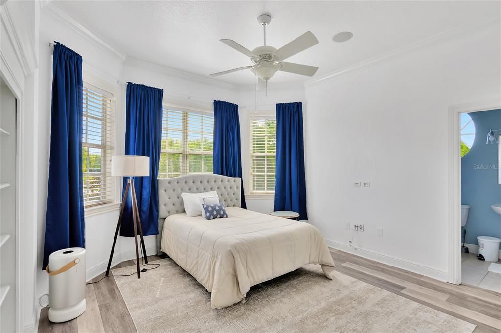 Bedroom, Interior, Wood Texture Flooring