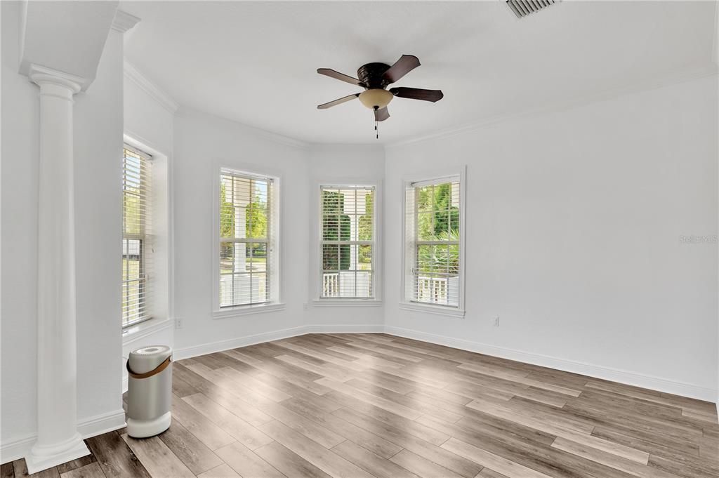 Empty room, Interior, Wood Texture Flooring
