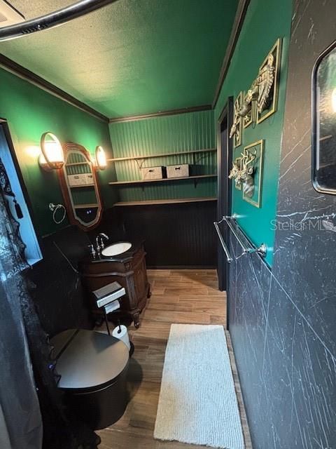 Bathroom, Interior, Wood Texture Flooring