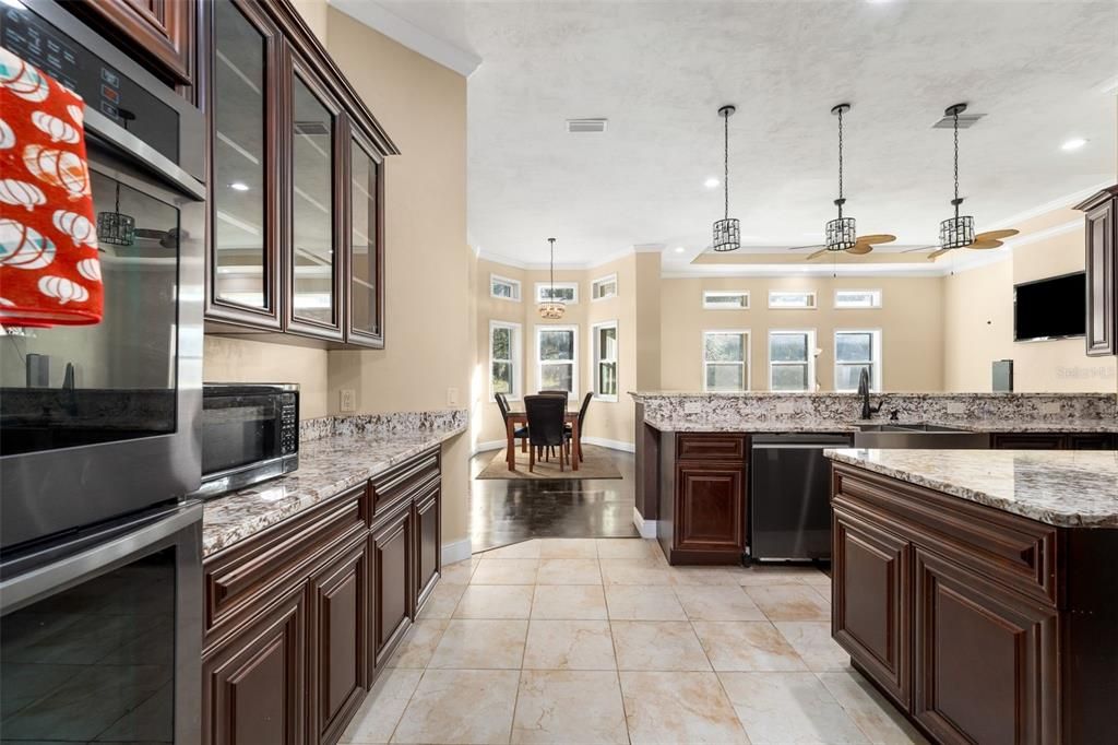 Dining room, Interior, Kitchen, Pendant Lights, Recessed Lighting