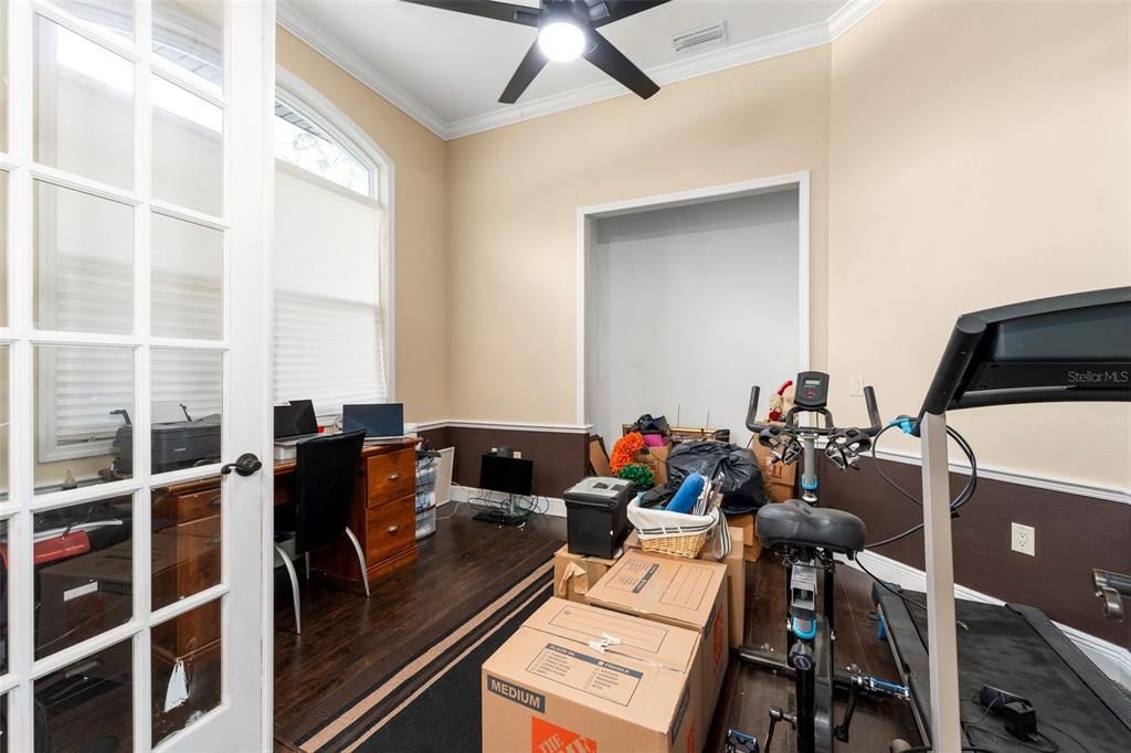 Home Office, Interior, Wood Texture Flooring