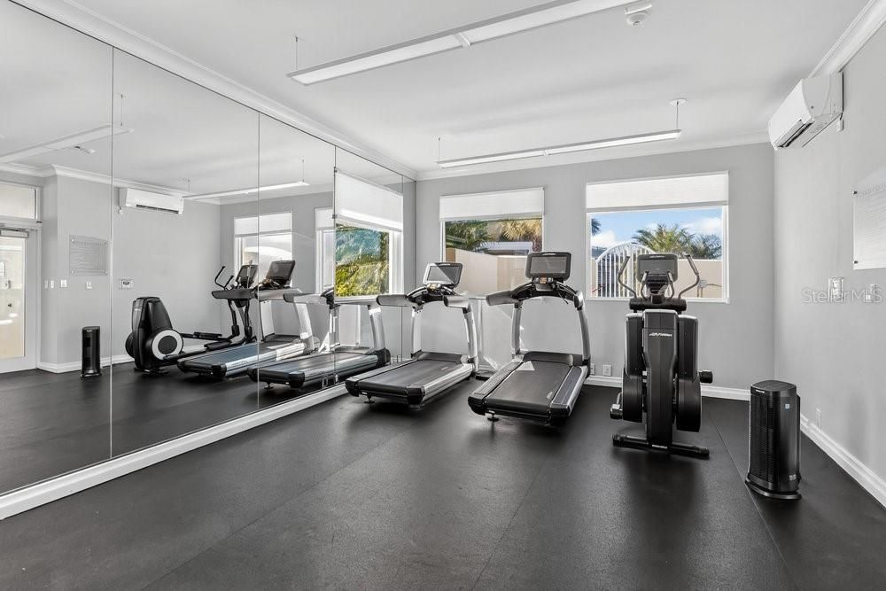 Fitness Equipment, Gym, Interior