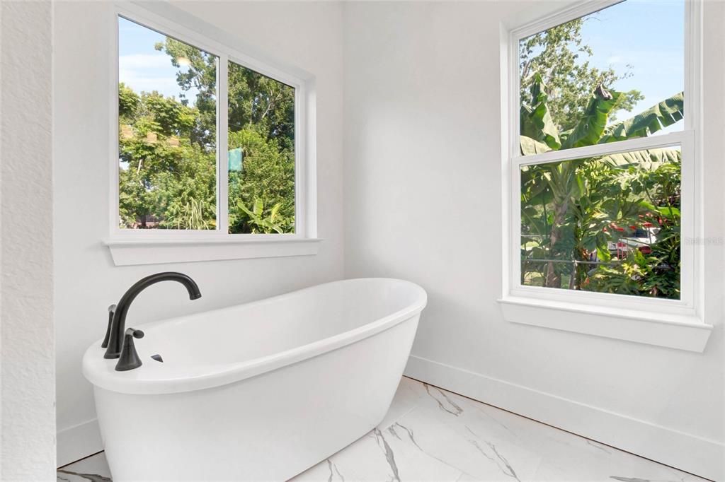 Bathroom, Free Standing Baths, Interior, Marble