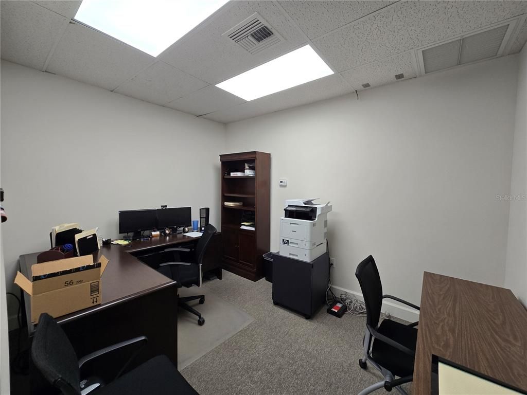 Home Office, Interior, Recessed Lighting