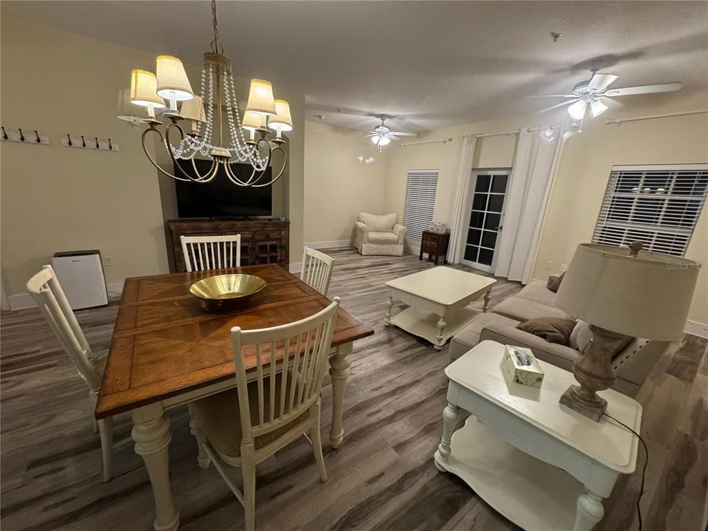 Chandelier, Dining room, Interior, Living room, Wood Texture Flooring