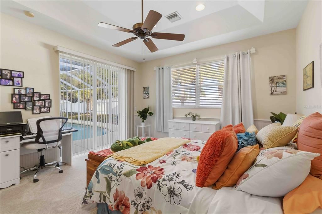 Bedroom, Home Office, Interior, Recessed Lighting