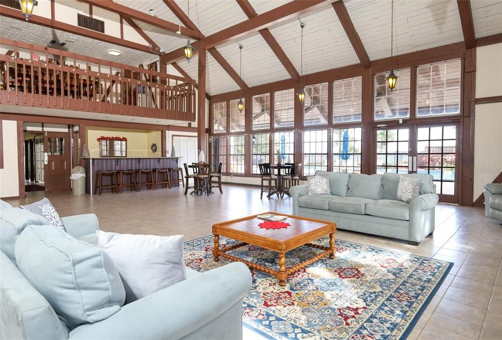 Dining room, Interior, Living room, Pendant Lights, Wooden Beams