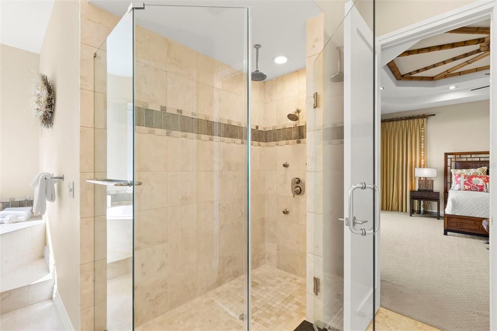 Bathroom, Bedroom, Glass Shower, Interior, Recessed Lighting