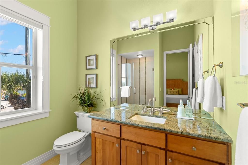 Bathroom, Interior, Wood Texture Flooring