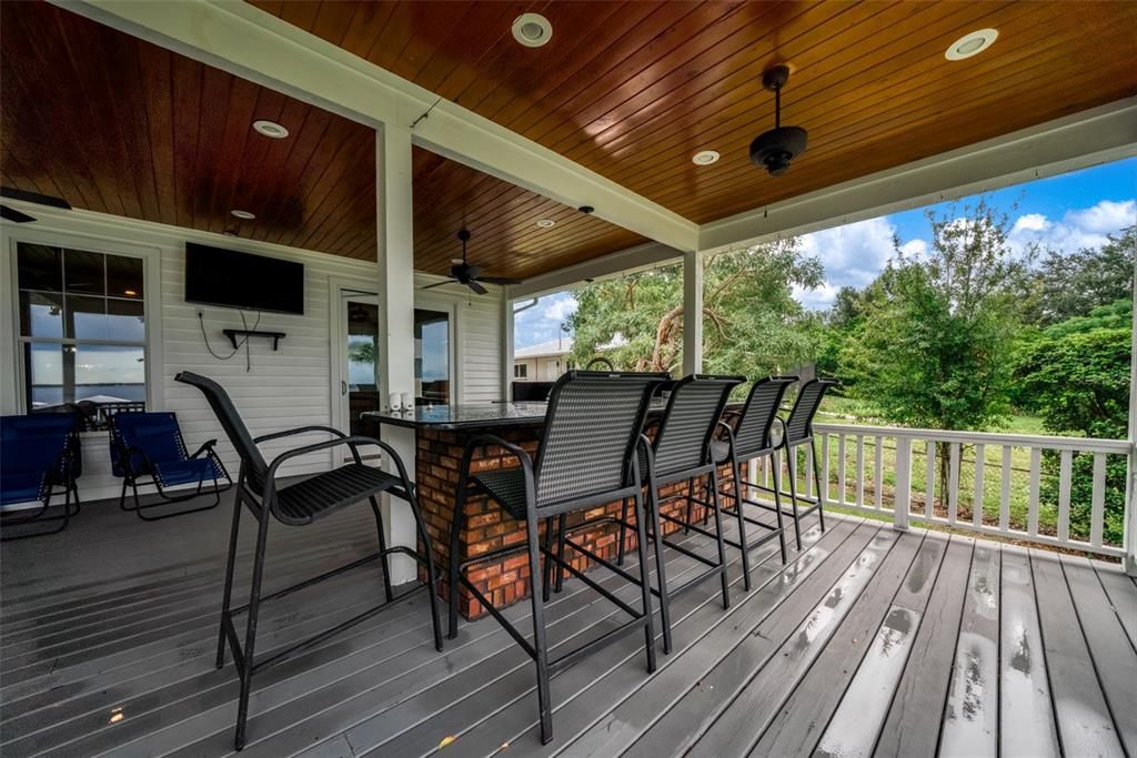 Exterior, Wood Texture Flooring