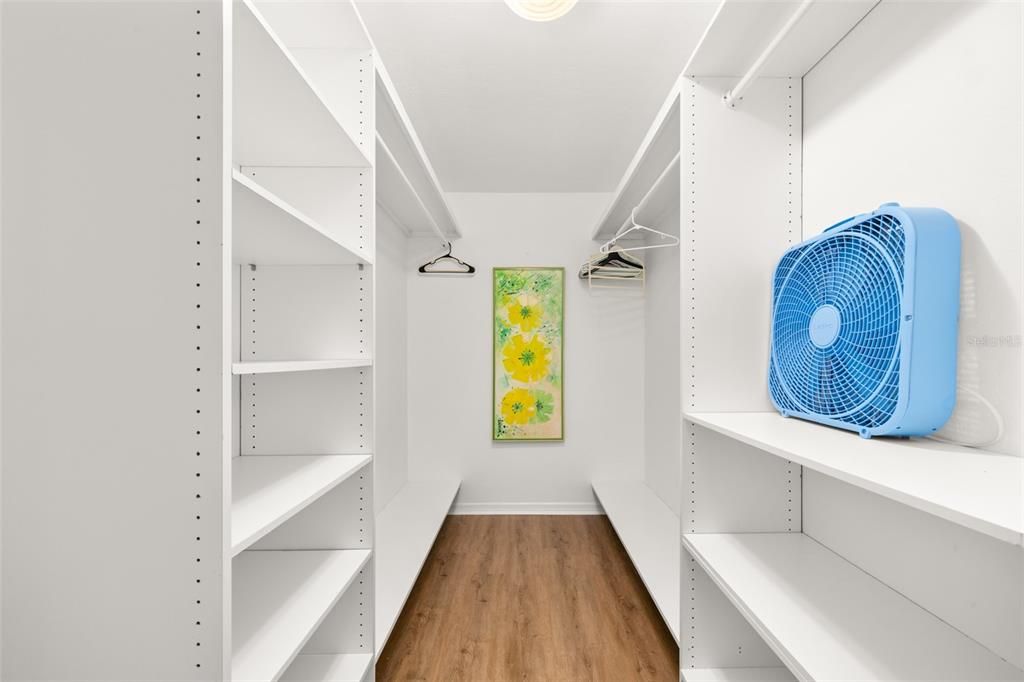 Interior, Walk-in Closets, Wood Texture Flooring