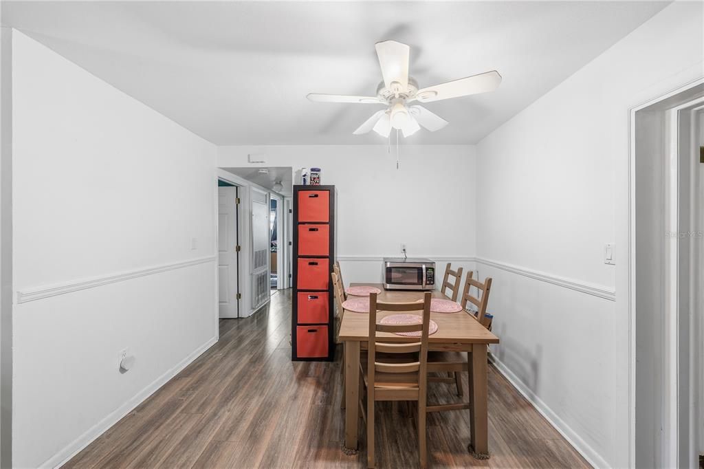 Dining room, Interior, Wood Texture Flooring