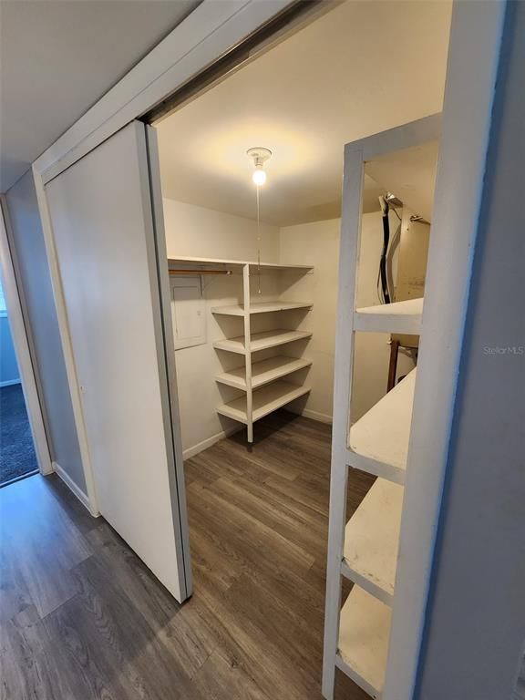 Interior, Walk-in Closets, Wood Texture Flooring
