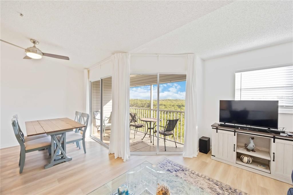 Dining room, Interior, Wood Texture Flooring