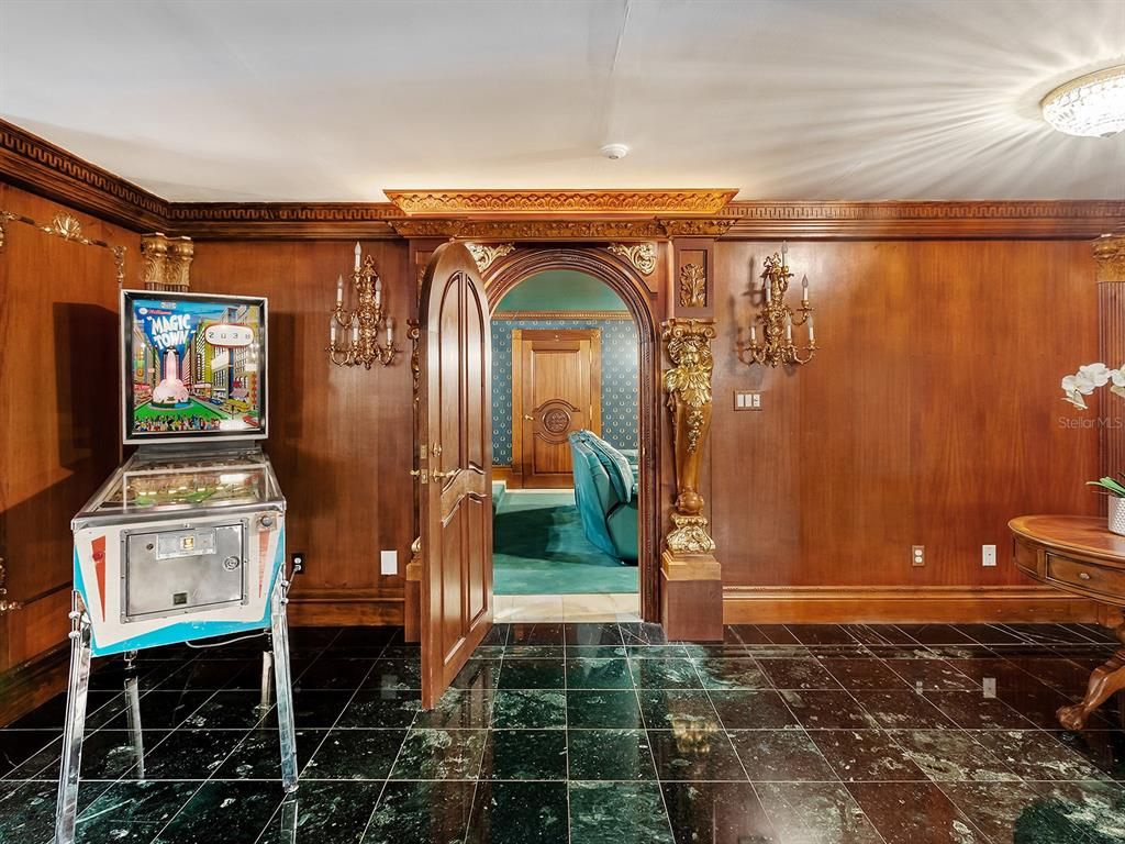 Interior, Marble, Wooden Walls