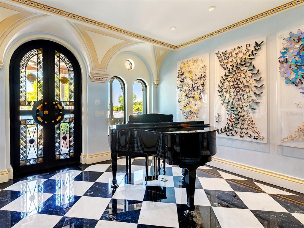 Interior, Piano, Recessed Lighting