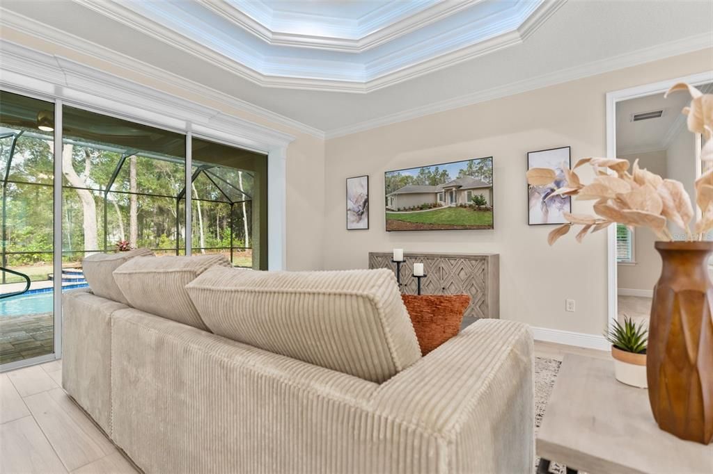 Interior, Living room, Sun Room, Wood Texture Flooring