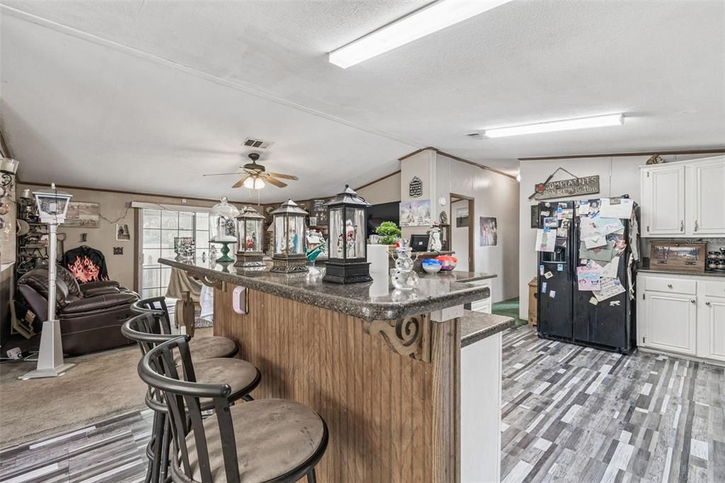 Interior, Kitchen, Wood Texture Flooring